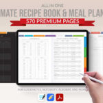 Ultimate Recipe Book & Meal Planner – Light & Dark Versions
